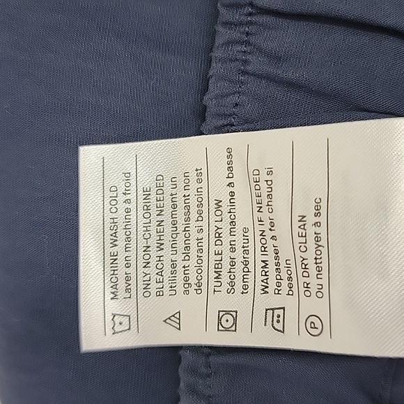 VINCE UTILITY HIGH RISE DRAWSTRING PANTS NAVY SZ SMALL - Picture 12 of 13